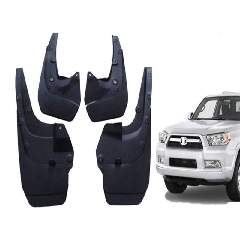 Clynex for Toyota, 4Runner 2010-2017 Kotflügel vorn und hinten, Spritzschutz mit Befestigungsschrauben Auto-Schmutzfänger von Clynex