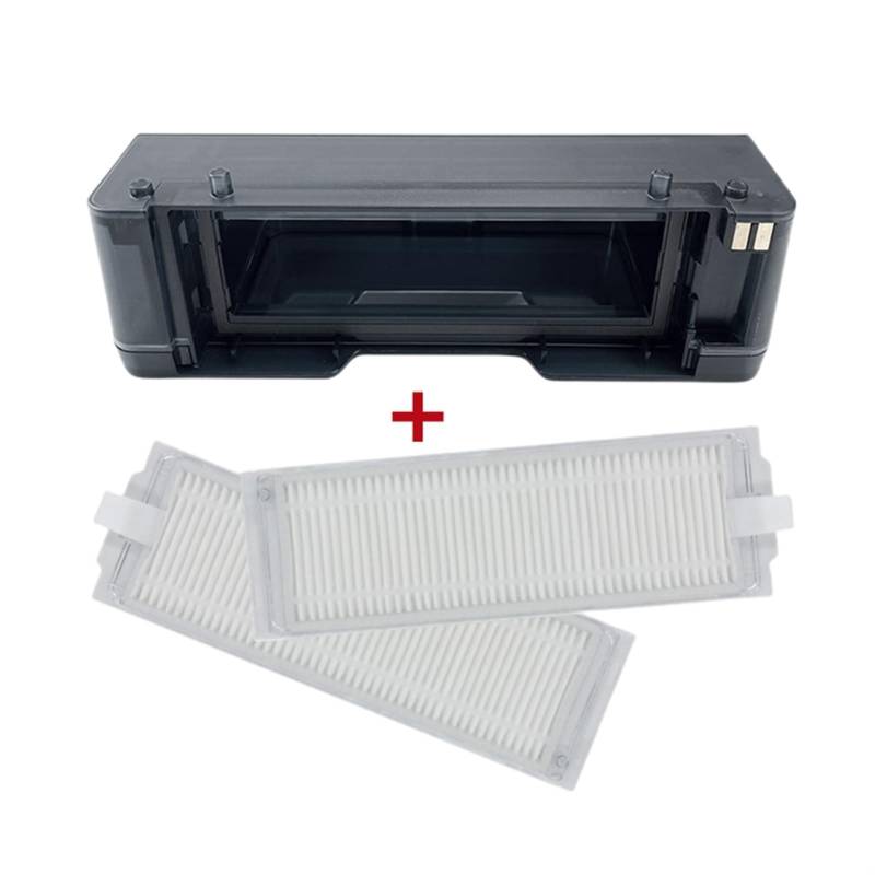 Clynex for Xiaomi, Mijia STYTJ02YM MVXVC01-JG 2 in 1 Wassertank Staubbox Zubehör mit Hepa-Filter Roboter-Staubsaugerteile Staubsauger-Staubbehälter(3Pcs) von Clynex