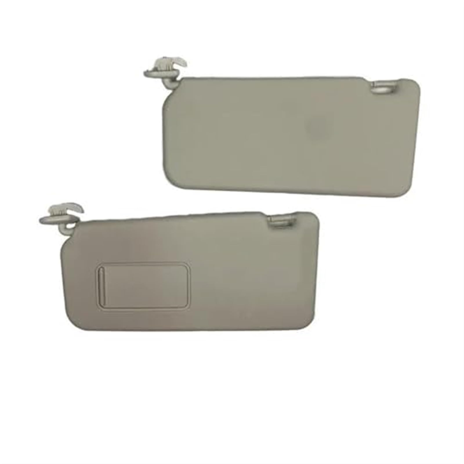 Clynex for for Alto 2009 2010 2011 Auto Zubehör Mit EINEM Make-Up Spiegel Sonnenblende Gürtel Make-Up Spiegel Sonnenschutz Auto-Sonnenblende(Grey Left and Right) von Clynex