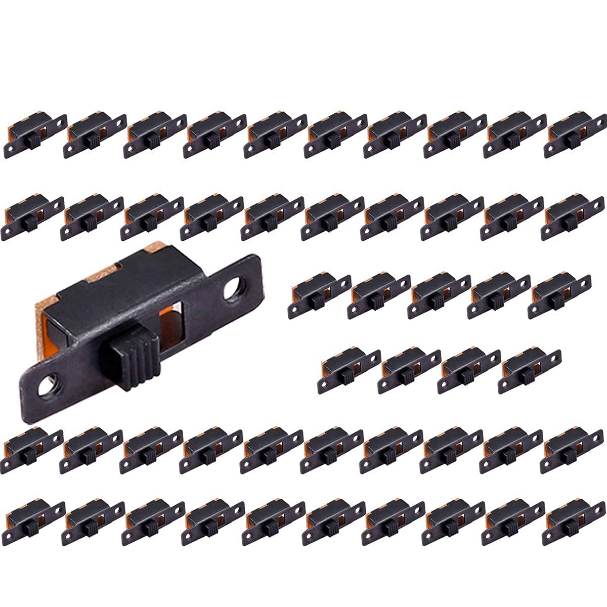 CLDIY Schiebeschalter Panel Mount 3 Lötfahnenstift EIN/AUS 2 Position 50St CLDIY Schiebeschalter Panel Mount 3 Lötfahnenstift EIN/AUS 2 Position 50St von Clyxgs