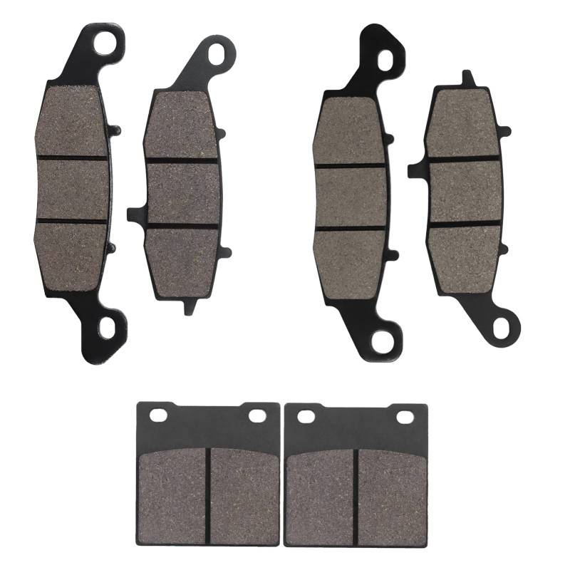 Cnornus Bremsbeläge Vorne und Hinten für Suzuki SV 400 SV 650 GSX 600 F GSX 750 F Katana 1998-2006 Halbmetallisch von Cnornus
