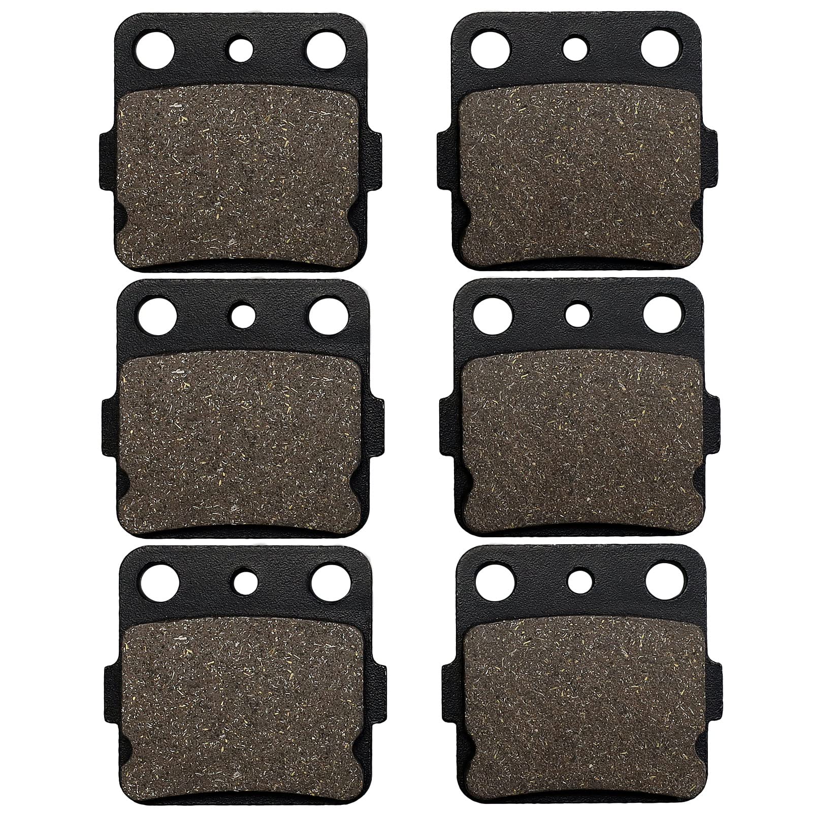 Cnornus 3 Paar Bremsbeläge Vorne und Hinten für YAMAHA YFM 350 R YFM350 R 2004-2013 YFM 660 R YFM660 R Raptor 2001-2004 für HONDA TRX 400 EXX/EXY/EX1/EX8 1999-2008 Cnornus 3 Paar Bremsbeläge Vorne und Hinten für YAMAHA YFM 350 R YFM350 R 2004-2013 YFM 660 R YFM660 R Raptor 2001-2004 für HONDA TRX 400 EXX/EXY/EX1/EX8 1999-2008 von Cnornus