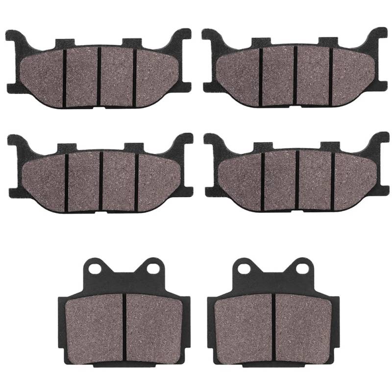 Cnornus Bremsbeläge Vorne und Hinten für YAMAHA TZR 150 R 4AP2 2000 XJR 400 4HM3 4HM5 4HM6 4HM9 4HMA 4HMB Brembo calipers 1995 1996 1997 1998 1999 XJ 600 N 1998 1999 2000 2001 2002 2003 von Cnornus