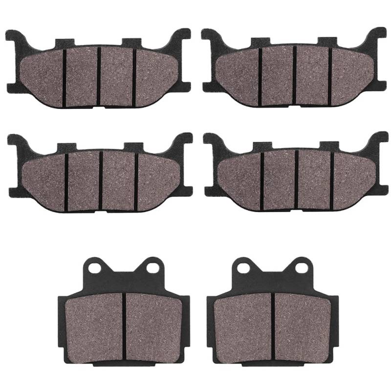 Cnornus Bremsbeläge Vorne und Hinten für YAMAHA TZR 150 R 2000 XJR 400 Brembo calipers 1995 1996 1997 1998 1999 XJ 600 Diversion 1998 1999 2000 2001 2002 2003 von Cnornus