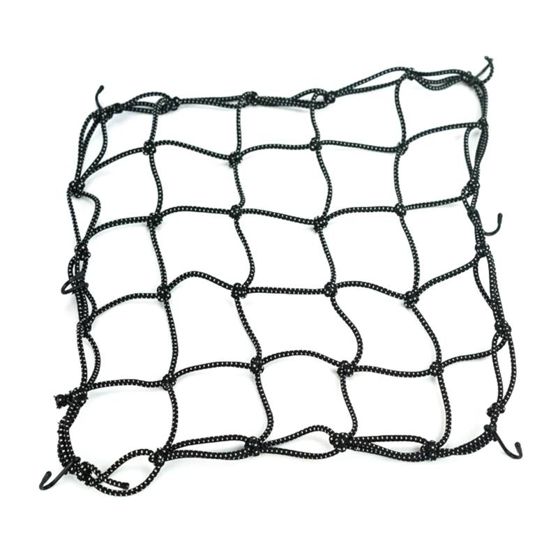 Cargo Netz Für Motorradhelmet 16 "x16 Elasticbungee Net Speicher Mit 6 Haken Mesh Gepäckbändern Tasche von Cnrfeoap