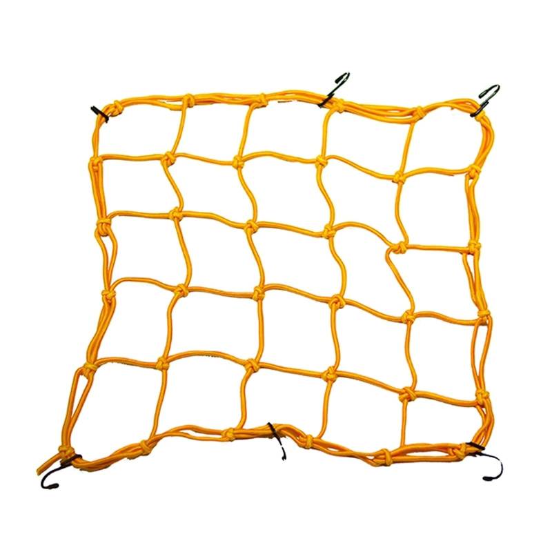 Cargo Netz Für Motorradhelmet 16 "x16 Elasticbungee Net Speicher Mit 6 Haken Mesh Gepäckbändern Tasche von Cnrfeoap