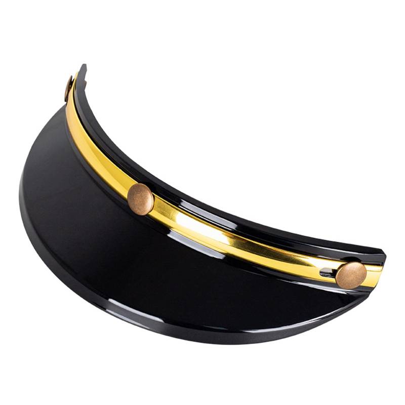 Cnrfeoap 3 Snap Button Schild Für Motorradhelm Up Windschutzobjektiv Für Standard-3-SNAP Open Gesichtshelm von Cnrfeoap