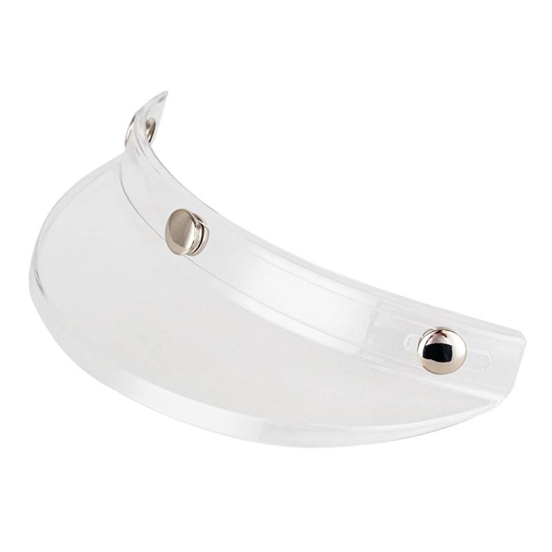 Cnrfeoap 3 Snap Button Schild Für Motorradhelm Up Windschutzobjektiv Für Standard-3-SNAP Open Gesichtshelm von Cnrfeoap