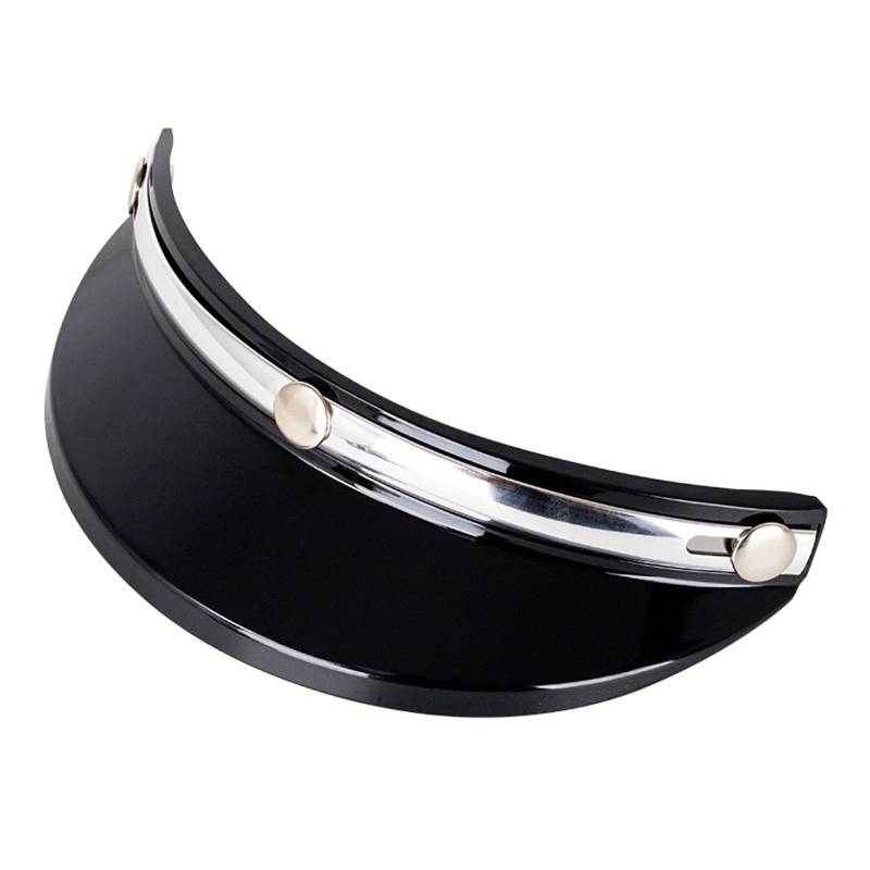 Cnrfeoap 3 Snap Button Schild Für Motorradhelm Up Windschutzobjektiv Für Standard-3-SNAP Open Gesichtshelm von Cnrfeoap