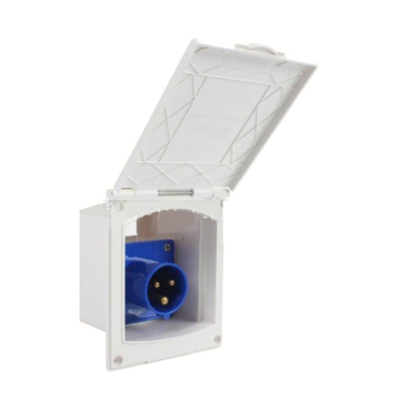 Cnrfeoap Externalflushhookup Für Wohnmobile Marine Motorhome Haupteinlass Socketplug Sockel Mit Abdeckung 220V-240V 16a 23a von Cnrfeoap