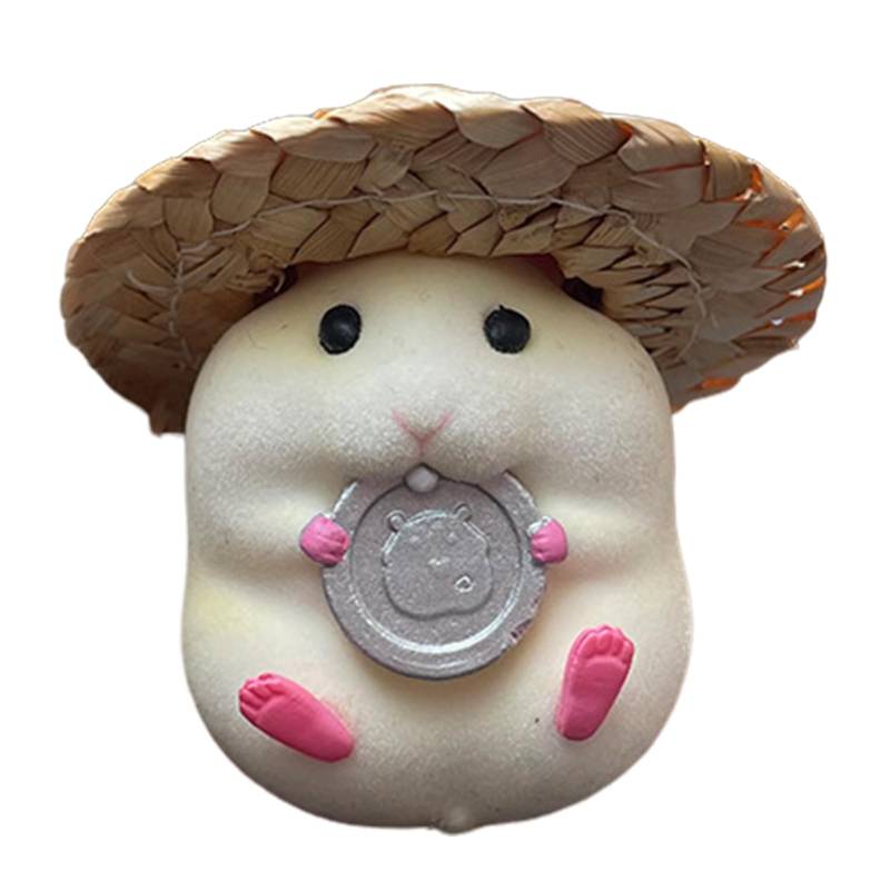 Cnrfeoap Fun Hamster Essen Samenfahrzeug Figur Attraktiv von Cnrfeoap