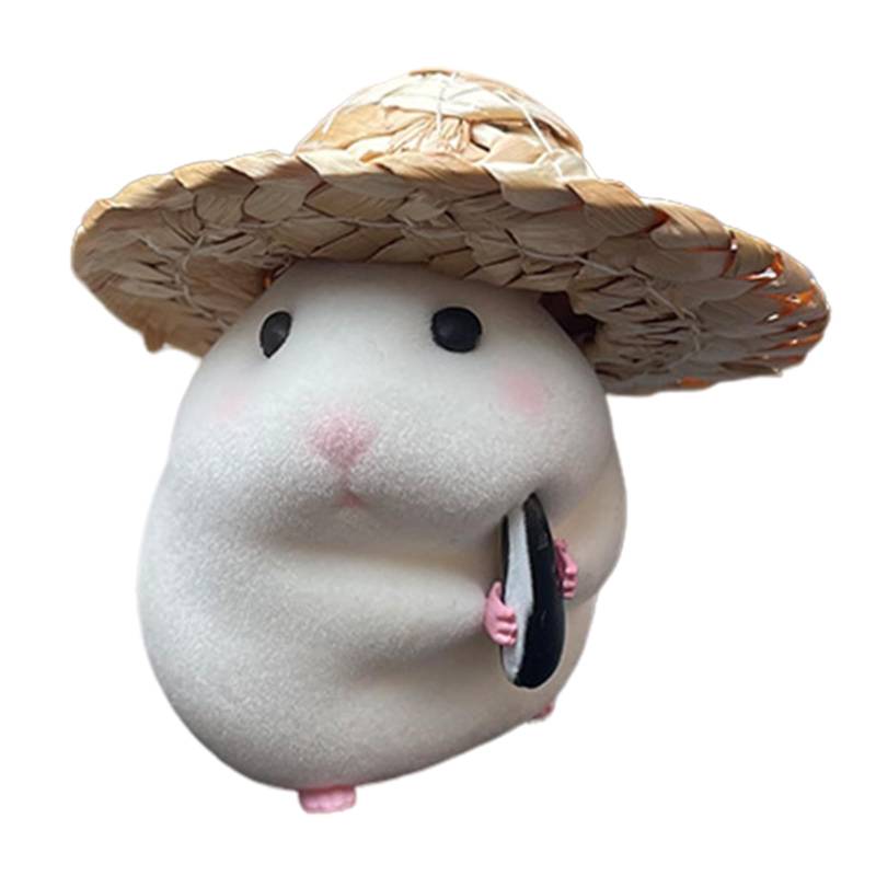 Cnrfeoap Fun Hamster Essen Samenfahrzeug Figur Attraktiv von Cnrfeoap