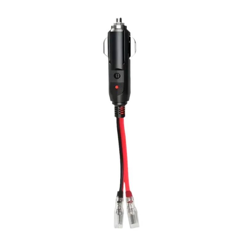 Cnrfeoap LKW Auto Zigaretten Leichter Stromstopfenkabeladapter Männlich Leichter Mit LED Licht 12V 20A 16AWG von Cnrfeoap