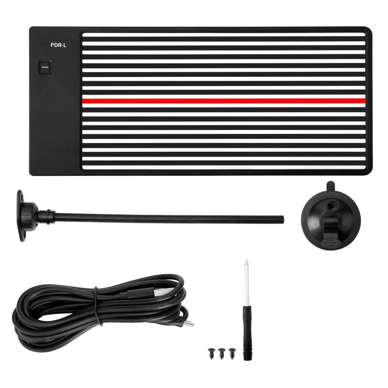 Cnrfeoap Reflektoren Linienbrett Lackfreies Dent Reparaturwerkzeug Mit 3 Zahnradhelligkeit Für Autokörperentfernung LED Reflektorenplatine von Cnrfeoap