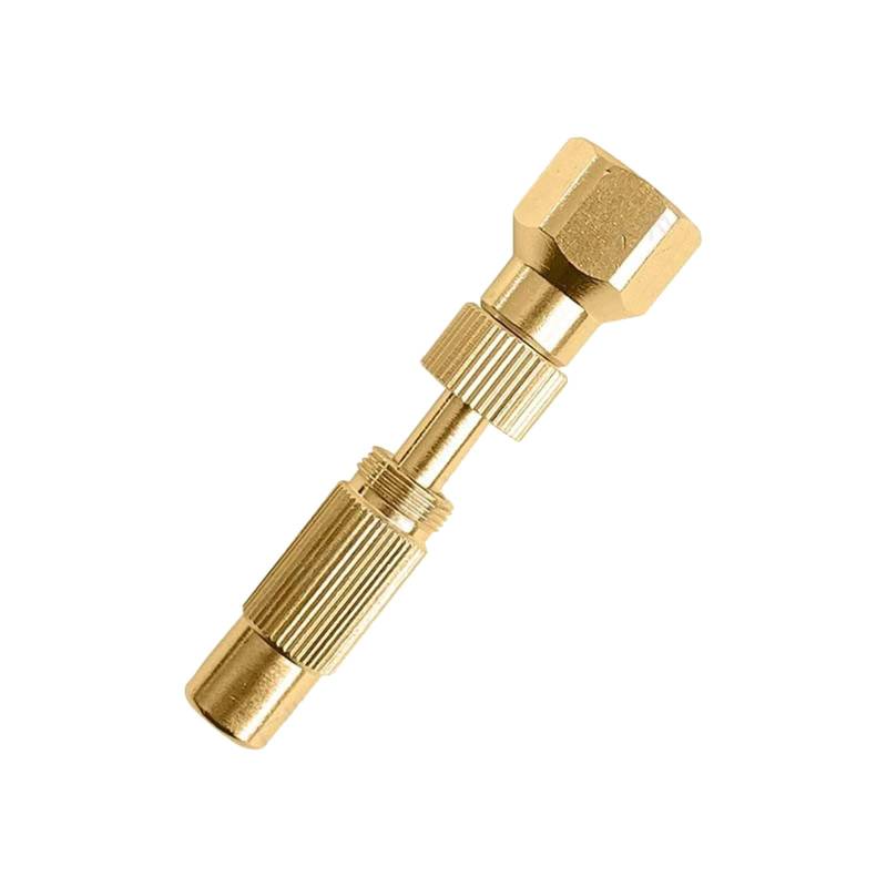 Cnrfeoap Solid Messing QuickConnects Reifenventile Clip Düsen Klemmen 1/4NPT Dicker Kupferhütten Inflatorpumpenadapter von Cnrfeoap