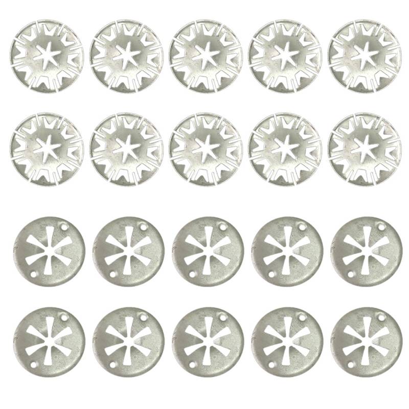 Cnrfeoap Unterablaste Auspuff Hitzeschild Metallfeder Waschmaschine Fixklammmutter 30 Mm Isoliermetall Klemmwagen Teile von Cnrfeoap
