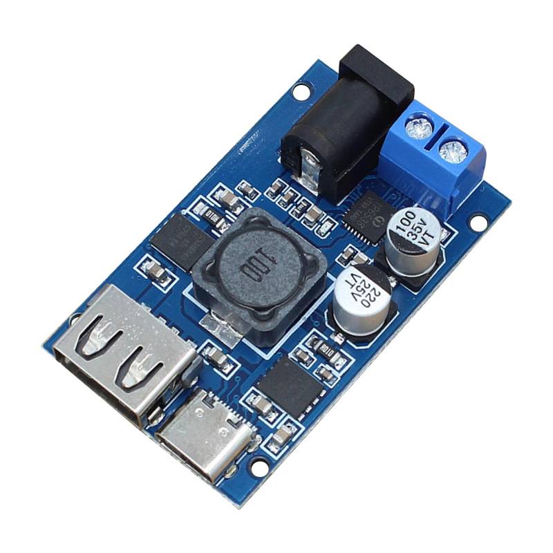 Kompakt 12 V Bis 5 V Spannungsregler 24 V Bis 12 V Mit USB/USB C Anschluss Für Schnelle Ladekompatibilität von Cnrfeoap