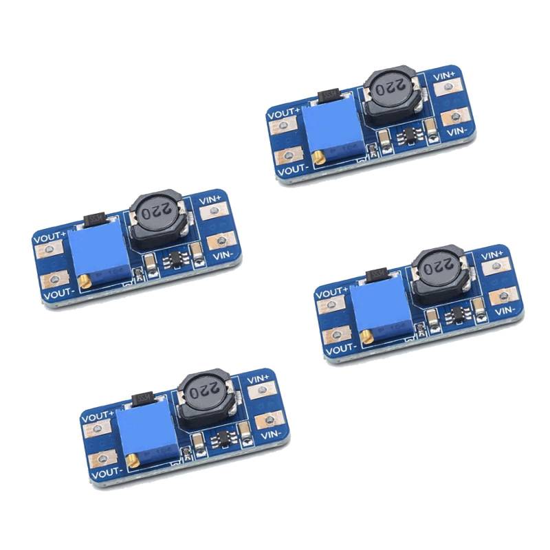 Packung Von 4 Step Up Konvertern Netzteilmodul Karte Einstellbare Spannungen 2A Ausgang 2 V 24 V Eingang Bis Zu 28 V von Cnrfeoap