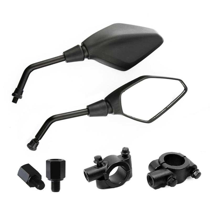 Rückwegseite Glas 7/8 "Lenkerhalterungsklemme Weitwinkel Rückblickglas Für Roller ATV von Cnrfeoap