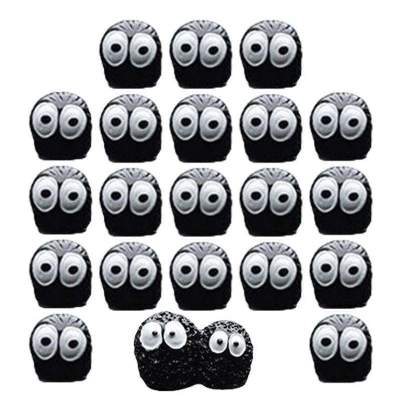Sprites Black Coal Car Decoration Lustige Auto Dashboard Heckansicht Dekors Selbstkleber Ornament von Cnrfeoap