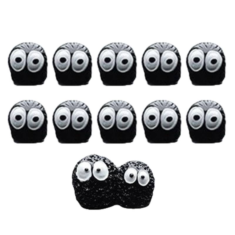 Sprites Black Coal Car Decoration Lustige Auto Dashboard Heckansicht Dekors Selbstkleber Ornament von Cnrfeoap