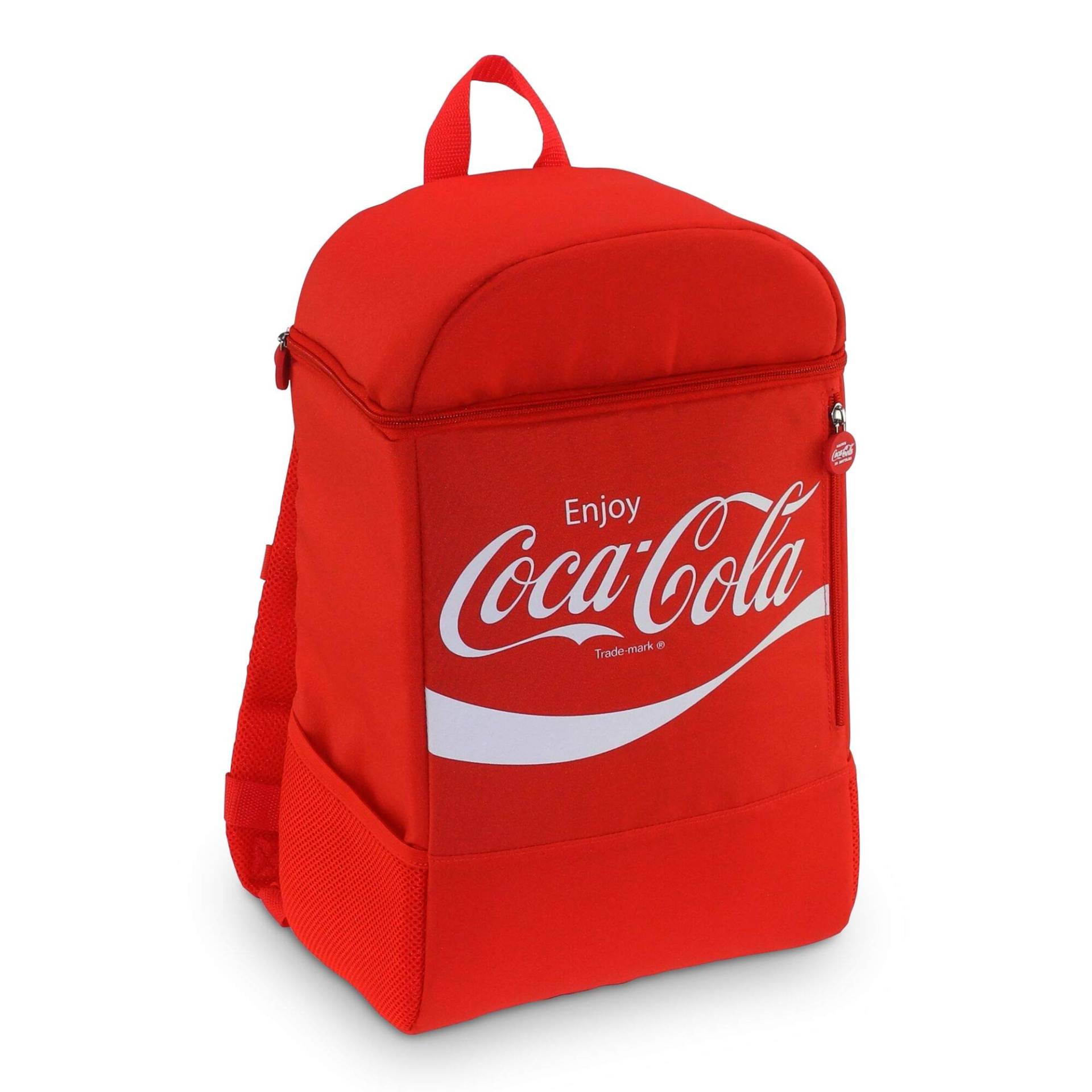 Coca-Cola Classic 20 Kühl-Rucksack 20 l für Picknick, Camping, Freizeit, Einkaufen und Shoppen von Coca-Cola