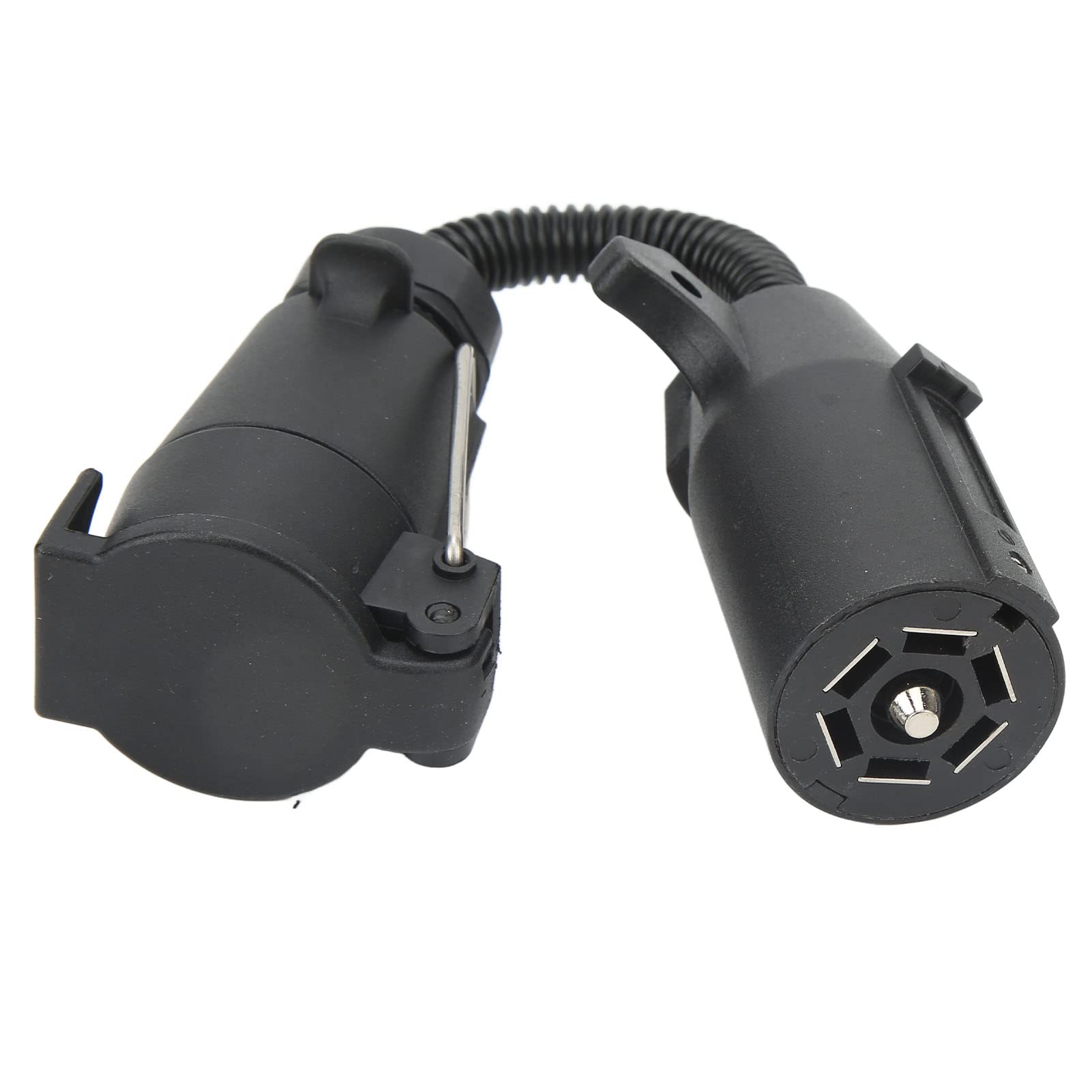 7 Wege Runde Anhänger Stecker Adapter, RV LKW Leistungskonvertierungszubehör mit Abriebfestem Kabel für RV Anhänger LKW 7 Wege Runde Anhänger Stecker Adapter, RV LKW Leistungskonvertierungszubehör mit Abriebfestem Kabel für RV Anhänger LKW von Cocoarm