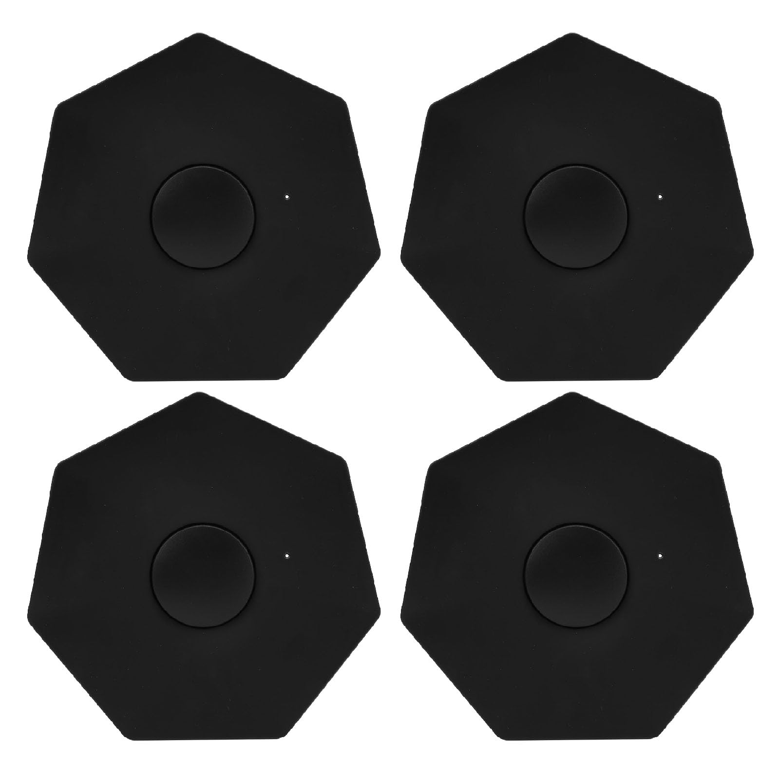 Autozentrum-Hub-Kappen-Mitte-Kappendeckel für LKW, Schwarze 4pcs-Radkappen mit Schnalle Installation, Hochglanz-Finish Sporty Design, Einfach zu Installierende Kits, Vollständige Abdeckungsradkappen von Cocoarm