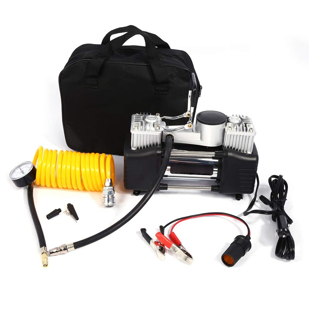 Cocoarm Auto Luftkompressor Mini tragbarer Luftkompressor 150PSI Autoreifen Inflator tragbares Kit 12V Druckpumpe von Cocoarm