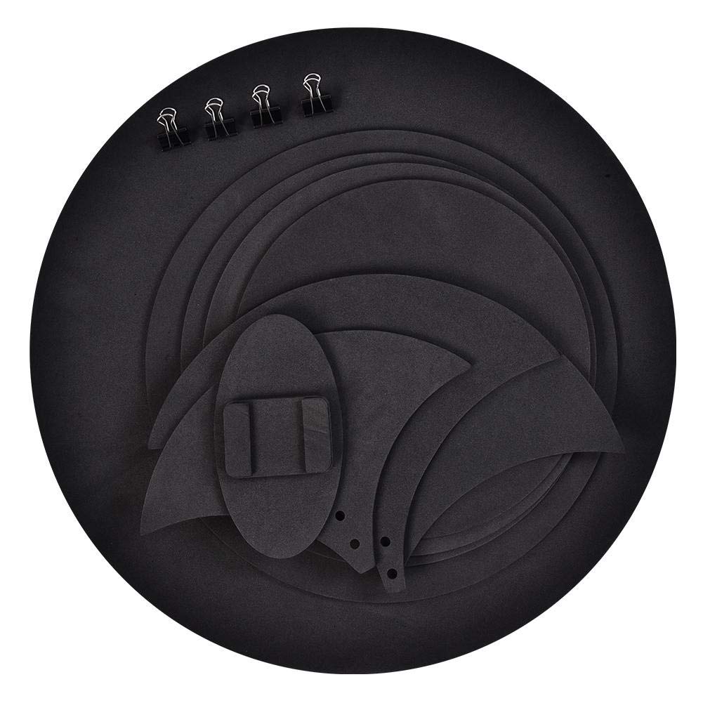 Cocoarm Drum Pad Praktikabilität Schlagzeug Schalldämpfer 10 stück Stumm Schalldämpfer Praxis Pad von Cocoarm