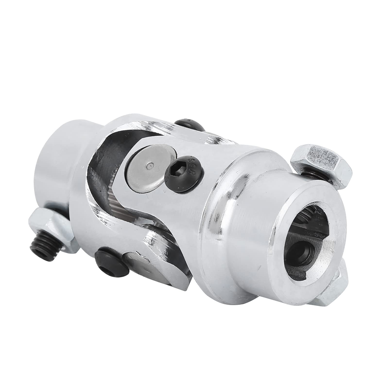 Cocoarm Lenkwelle U-Fugen 3/4-36 Spline X 3/4in DD Schwarzes -Plattieren Universalgelenk für II Lenkstange mit Einfacher Installation (Plattiert) von Cocoarm