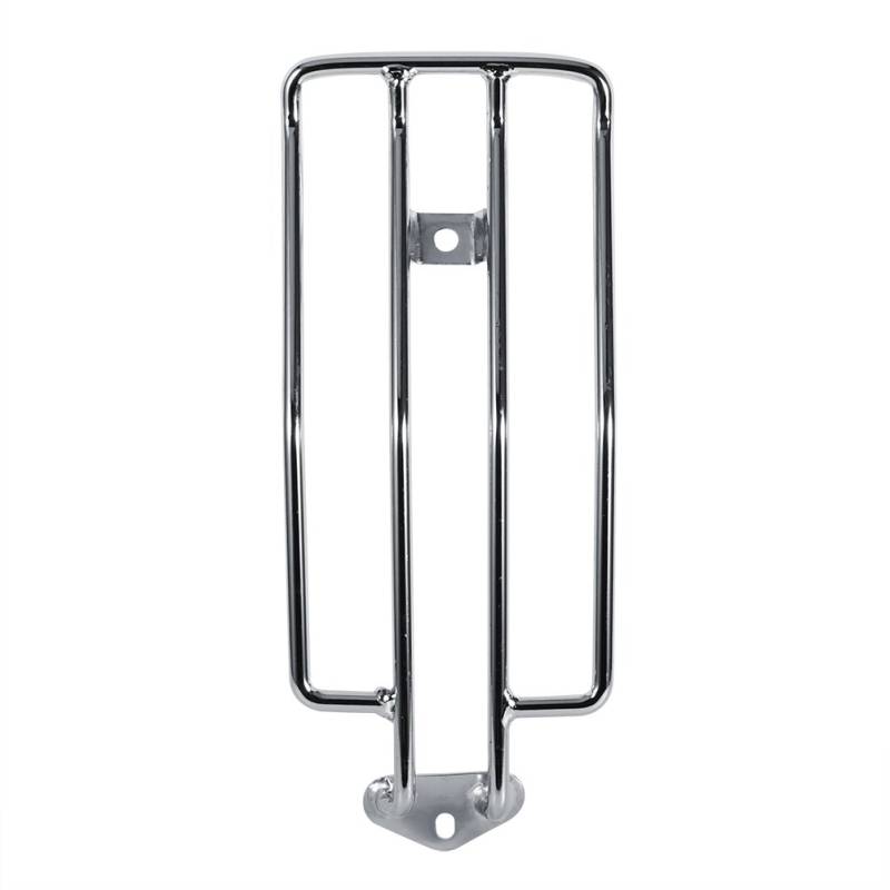 Eisenmotorrad -Solo -Sitz Im Hinteren Gepäckträger Stützregal für XL883/1200 X48 mit Gekrümmtem Rack Design, Einfache Installation und Vielseitigkeit (Silver) von Cocoarm