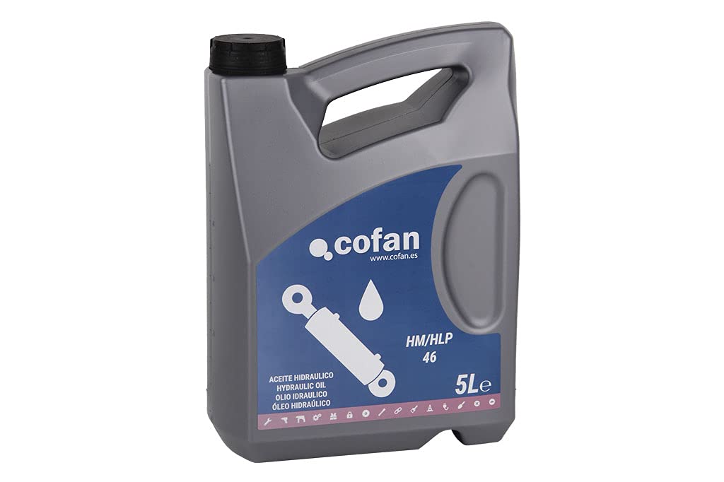 Cofan Hydrauliköl, 5 l, für eine gute Wartung der Maschinen, Mineralschmierstoff von Cofan