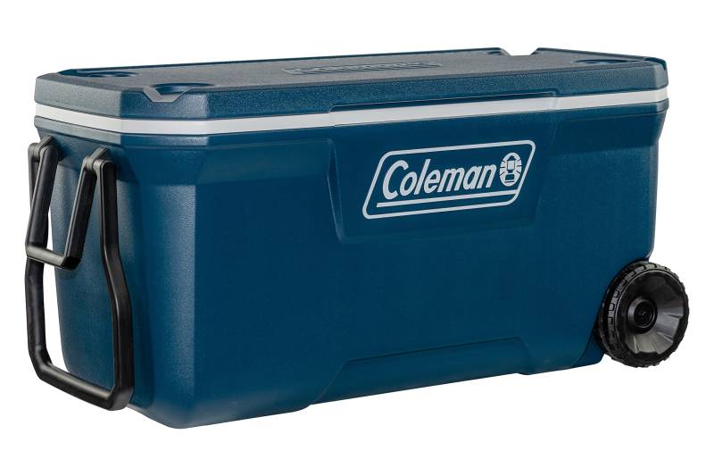 Coleman Xtreme Cooler, large cool box with 90 L capacity, high-quality PU full foam insulation, cools up to 5 days, portable cool box; perfect for camping, festivals and fishing, Blue von Coleman