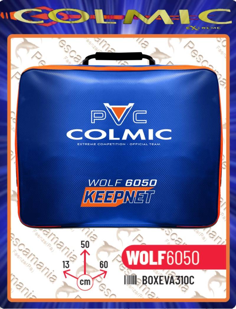 Colmic Nasstür Wolf 6050 - Horn aus Ethylen-Vinylacetat-Schaum, Blau von Colmic