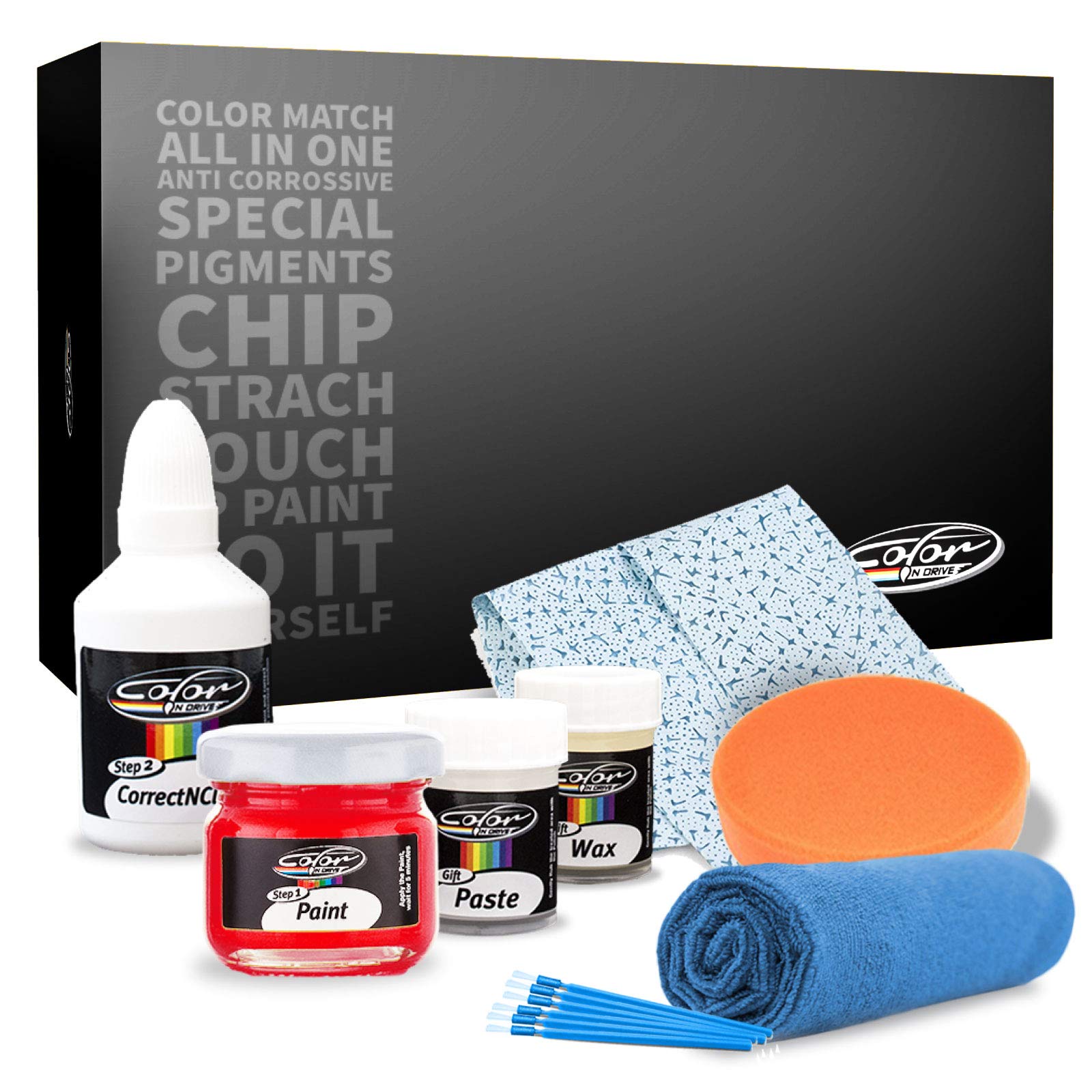 Color N Drive for FIAT Automotive Touch Up Paint | JRM - Redline Pearl | Paint Scratch Repair, Exact Match Guarantee - Plus Color N Drive for FIAT Automotive Touch Up Paint | JRM - Redline Pearl | Paint Scratch Repair, Exact Match Guarantee - Plus von Color N Drive