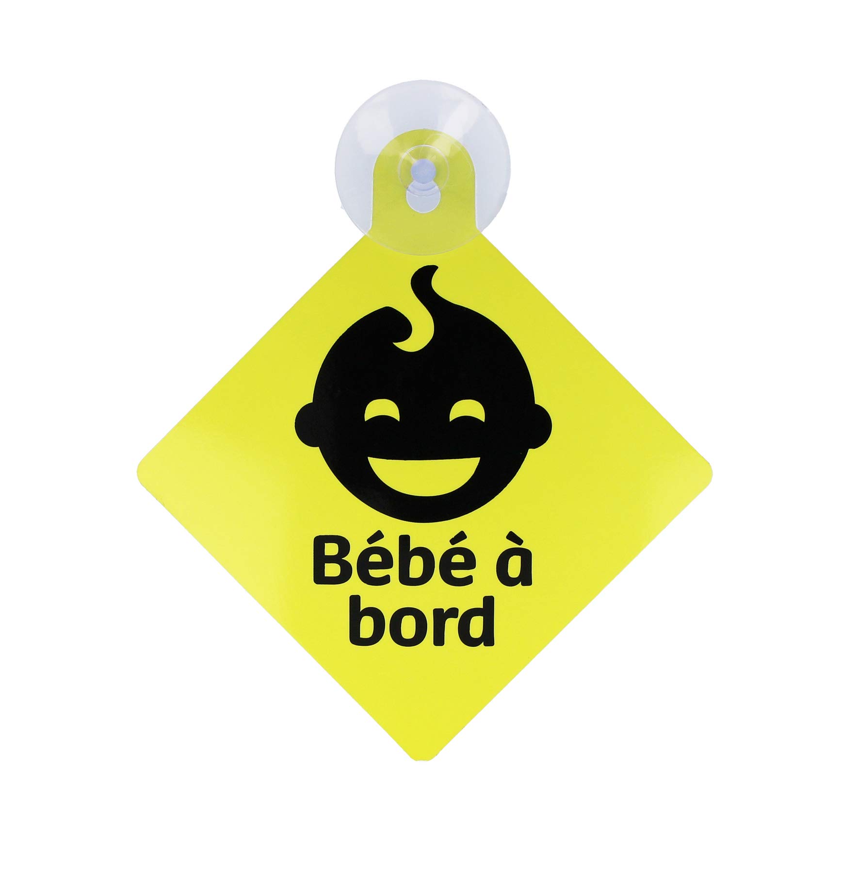 Color Pop Baby an Bord mit Saugnapf, reflektierend, Gelb Color Pop Baby an Bord mit Saugnapf, reflektierend, Gelb von Color Pop