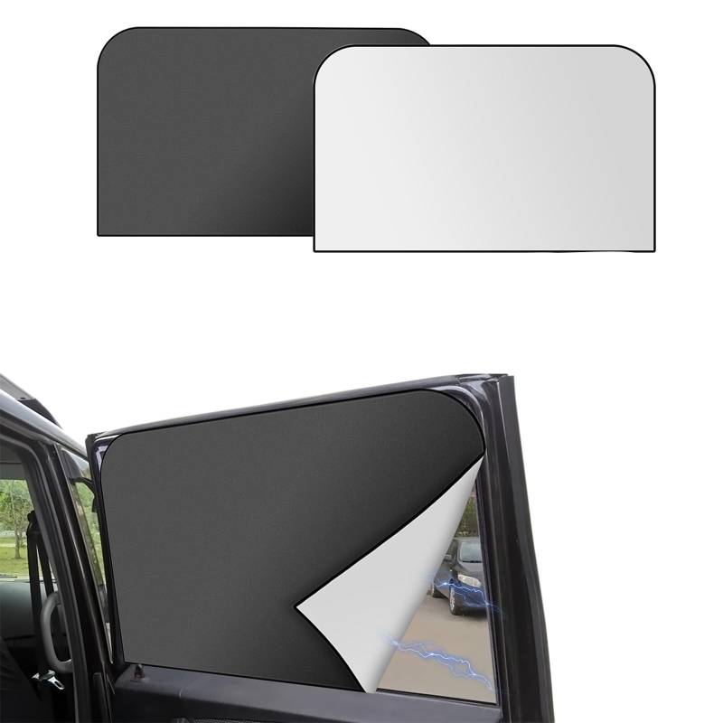 Colorich 2 Stück Magnetisch Sonnenschutz Auto Baby mit Uv Schutz, Sonnenschutz Auto Hinten Fenster Autofenster Kinder für die Meisten Fahrzeuge von Colorich ㅤ