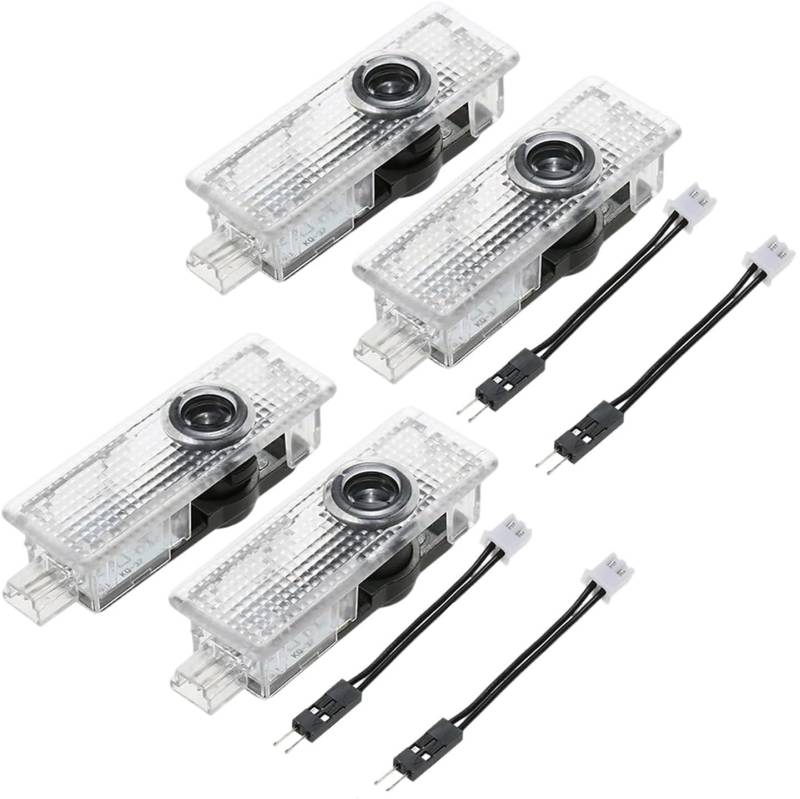 4 Stück Türlogo-LED-Projektorlicht, stilvolle Beleuchtung lässt das Auto hervorstechen, passend für BMW von Comforty