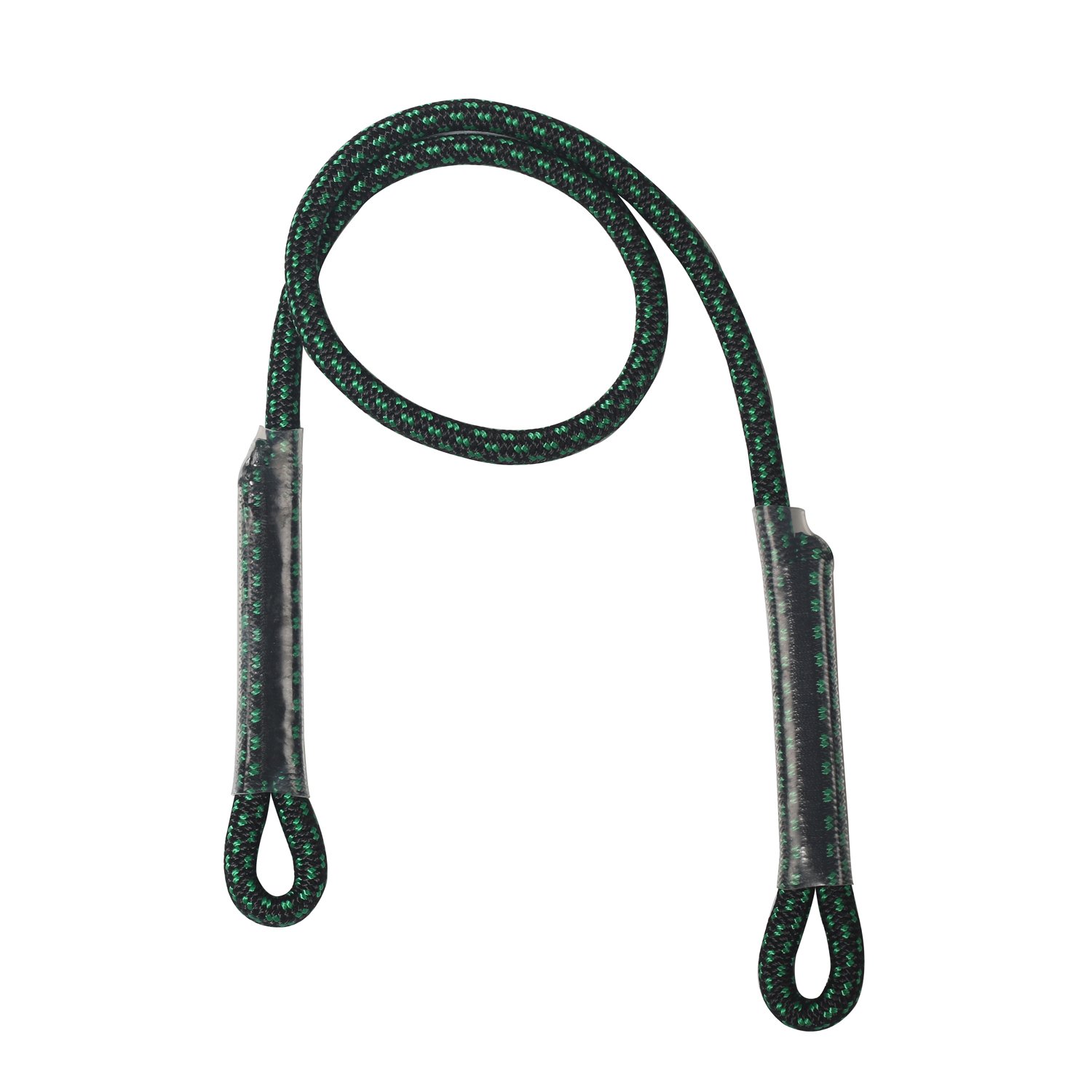 Comily Plus+ 8 mm x 0,765 m Prusik-Seil genäht, Öse-zu-Öse, Beeline, vorgenäht mit Zwei Doppelsträngen, grüne Tupfen Comily Plus+ 8 mm x 0,765 m Prusik-Seil genäht, Öse-zu-Öse, Beeline, vorgenäht mit Zwei Doppelsträngen, grüne Tupfen von Comily Plus+