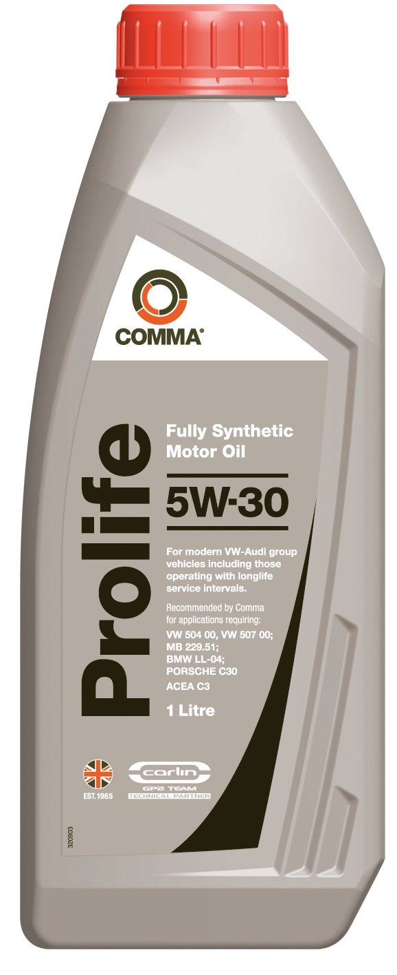Comma PRO1L Prolife 5W-30 Synthetisches Motoröl 1 L von comma