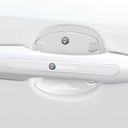 CompraFun Auto Türgriff Schutzfolie, 8 Stück Set Universelle Transparent Selbtklebend Auto Türgriffe Kratzschutz Aufkleber, für Griffmulden/Griffschalen von CompraFun