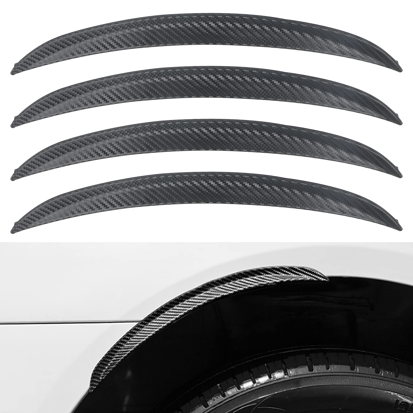4 Stück 33 cm Radlauf Verbreiterung Kotflügel Schmutzfänger Universal Auto Radlaufverbreiterung Verbreiterung Auto Rad Schutz Dekoration 4 Stück 33 cm Radlauf Verbreiterung Kotflügel Schmutzfänger Universal Auto Radlaufverbreiterung Verbreiterung Auto Rad Schutz Dekoration von ConBlom