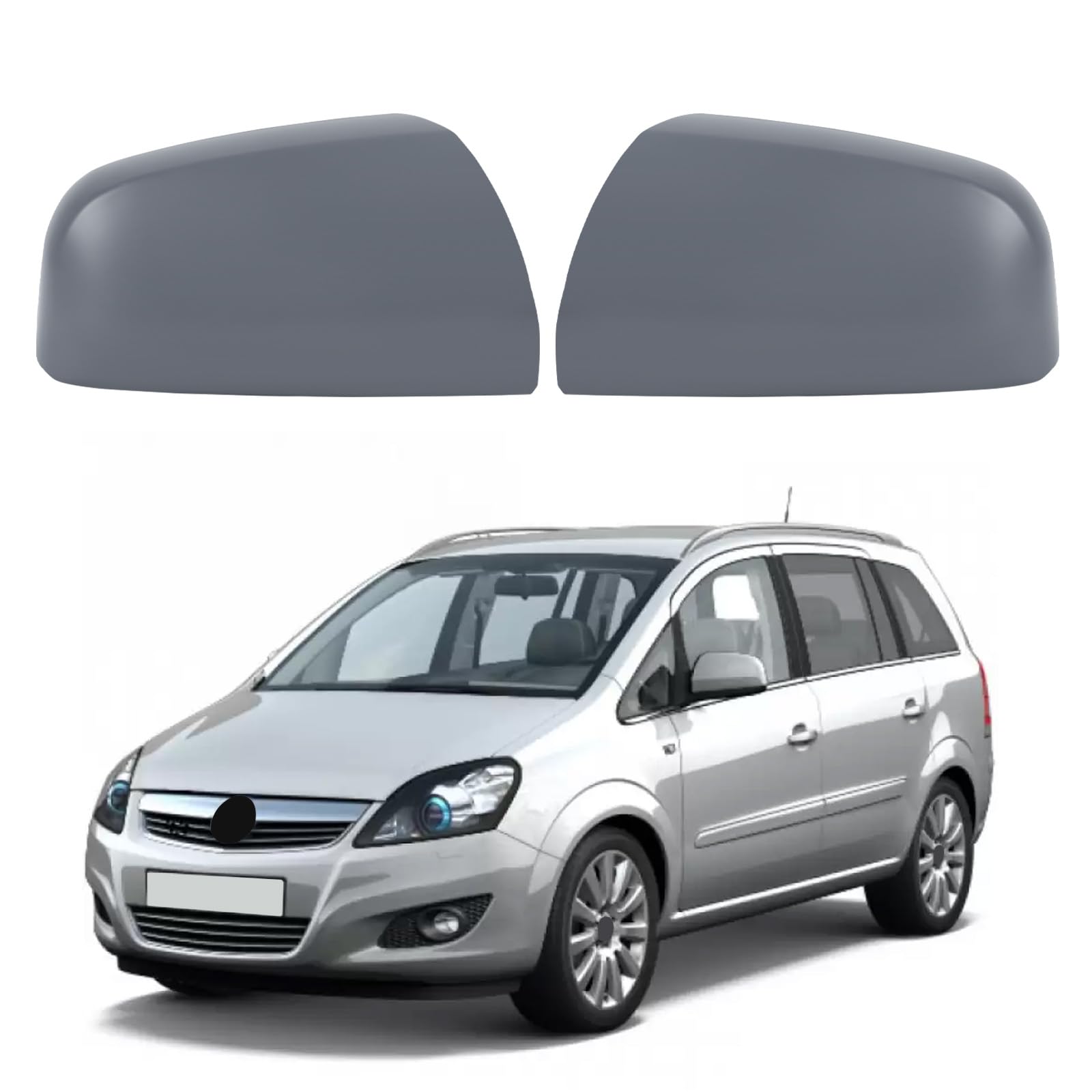 Auto Spiegelkappen, 1 Paar Auto Tür Außenspiegelkappe Rückspiegelkappe Seitenspiegel Abdeckungen für 2009-2014 Opel Zafira B (09-14 Zafira) von ConBlom