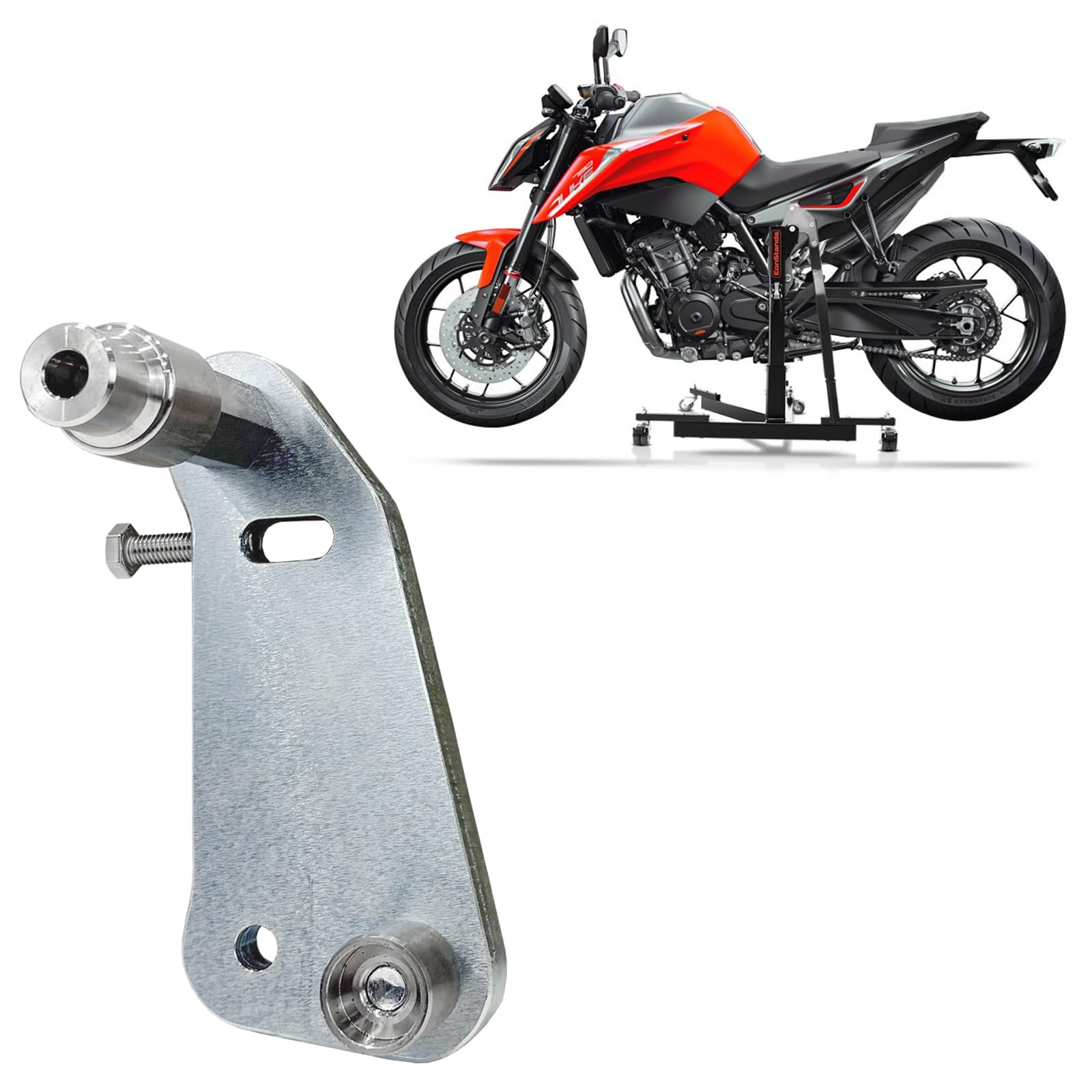 Adapterplatte für ConStands Power Classic/Evo für KTM 890 / Duke R 20-23 Adapterplatte für ConStands Power Classic/Evo für KTM 890 / Duke R 20-23 von ConStands
