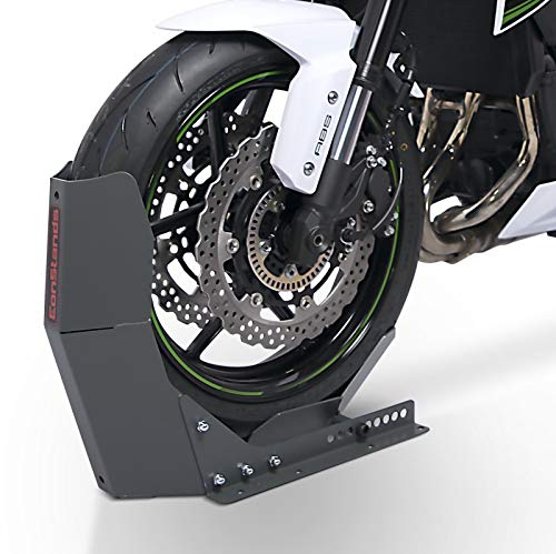 ConStands Easy Fix Transportständer für Vespa grau matt Vorderrad Roller Wippe von ConStands