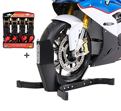ConStands Easy Plus - Motorradwippe inklusive 4-Fach Spanngurt-Set für Anhänger | Zurrschlaufen Radhalter Radklemme ConStands Easy Plus - Motorradwippe inklusive 4-Fach Spanngurt-Set für Anhänger | Zurrschlaufen Radhalter Radklemme von ConStands