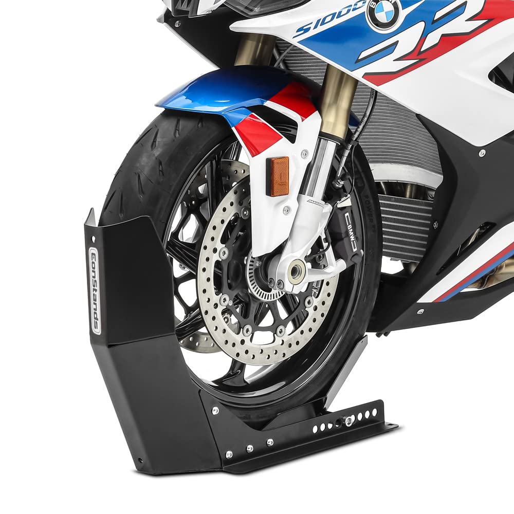 ConStands Easy Transport Fix - Motorrad Wippe für Moto Guzzi V7 III Racer/Stone Schwarz für Anhänger Vorderrad Transportständer Motocross Roller ConStands Easy Transport Fix - Motorrad Wippe für Moto Guzzi V7 III Racer/Stone Schwarz für Anhänger Vorderrad Transportständer Motocross Roller von ConStands