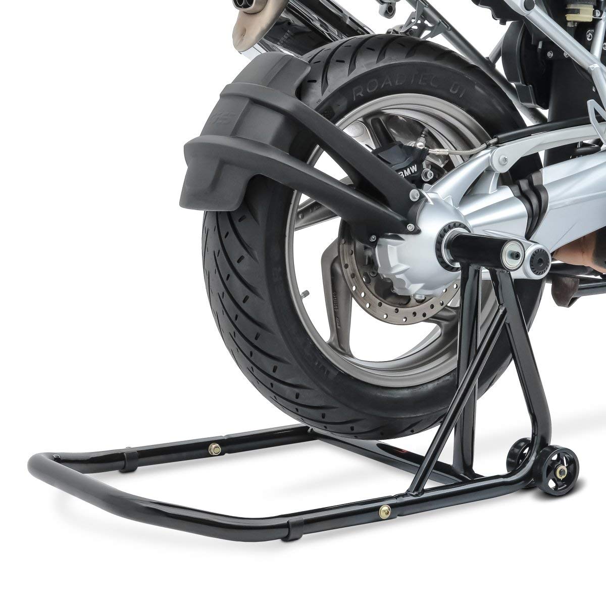 ConStands – Einarm Montageständer für BMW R NineT Racer 17-20 Schwarz Hinterrad Single Classic Motorrad inkl. Adapter von ConStands