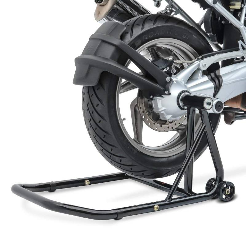 ConStands – Einarm Montageständer für BMW R NineT Racer 17-20 Schwarz Hinterrad Single Classic Motorrad inkl. Adapter von ConStands